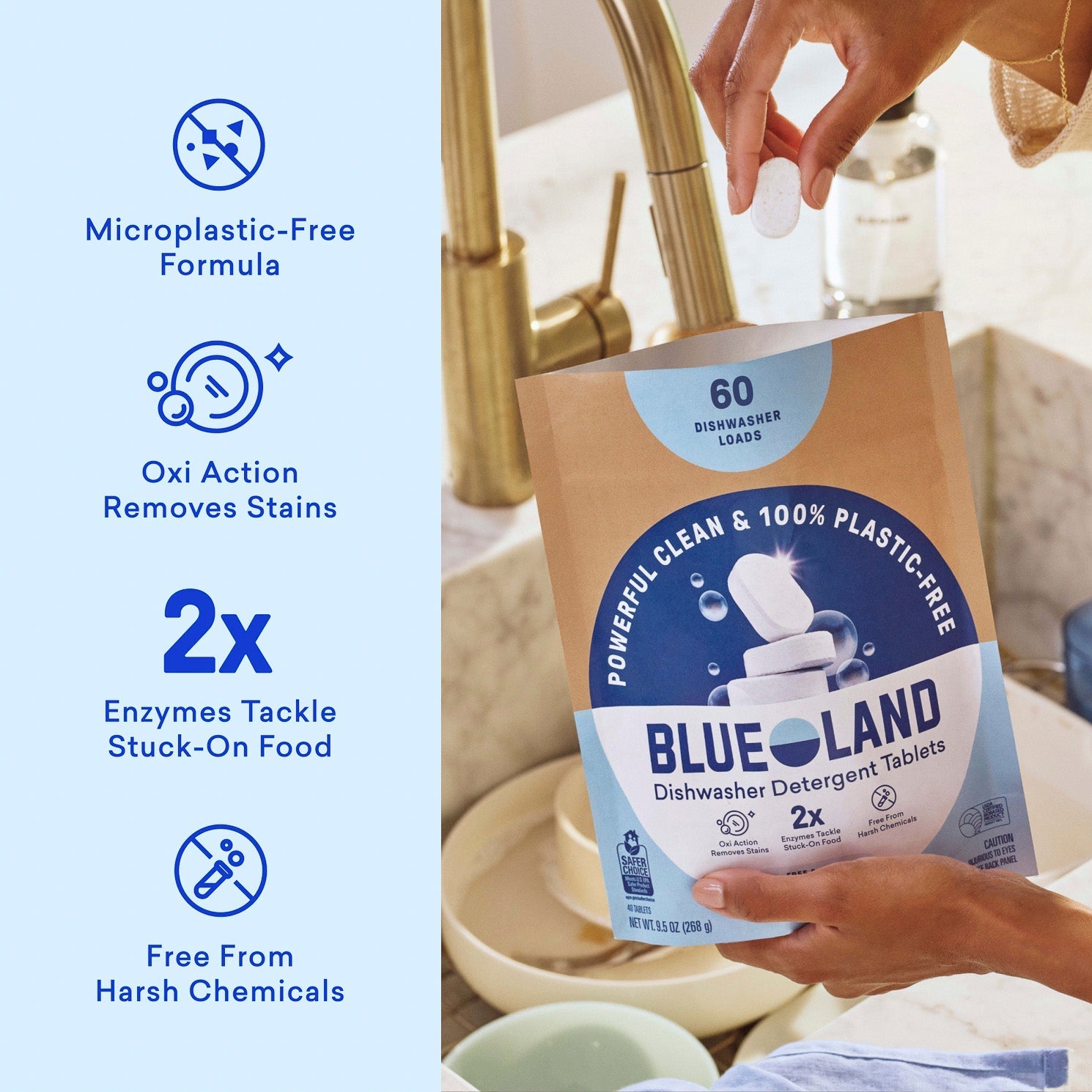 Dishwasher Detergent Tablet Refills